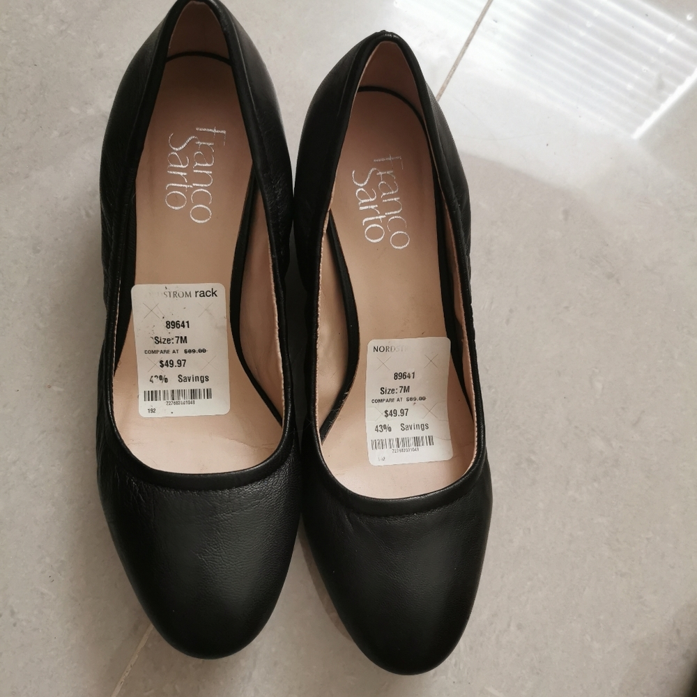 black low heels